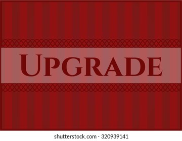 Upgrade banner or poster