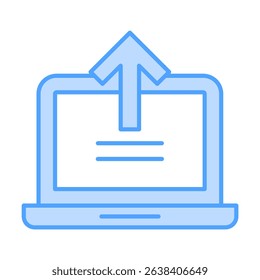 Upgrade Blue Icon Element For Design