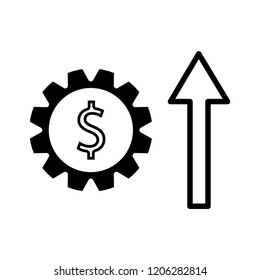 upgrade business icon vector