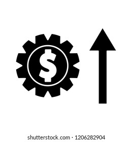 upgrade business icon vector