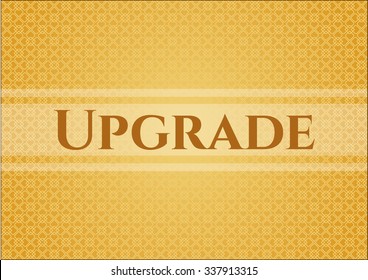 Upgrade card, poster or banner