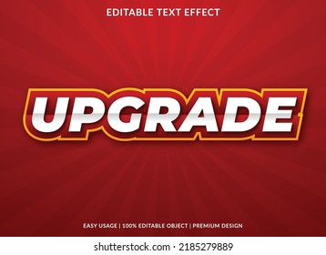 upgrade editable text effect font template with abstract background style use for business logo