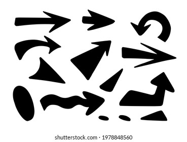 Upgrade icon. Arrow vector set.Web  direction doodle.Hand drawn ink. Sketch graphic  abstract. Mark element play. Up sign. Interface pointer cursor.black color abstract