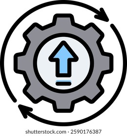 Upgrade Icon Element For Design