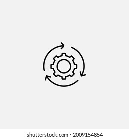 Upgrade icon sign vector,Symbol, logo illustration for web and mobile