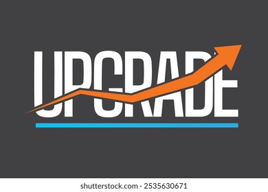 Upgrade Logo Template for Your Business. Arrow Logo Template. Arrow Vector illustration