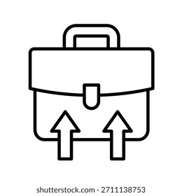 Ilustración vectorial de icono de contorno de Mejorar