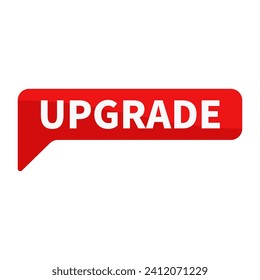 Upgrade Red Rectangle Shape For Sale Information Promotion Business Marketing Social Media Announcement
