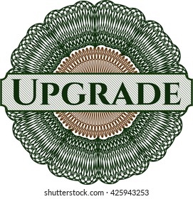 Upgrade rosette or money style emblem