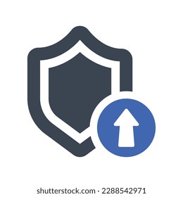 Upgrade security icon, Vector Graphics