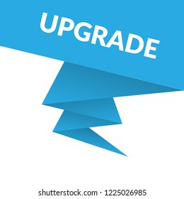 Upgrade sign,label. upgrade speech bubble. upgrade tag sign,banner