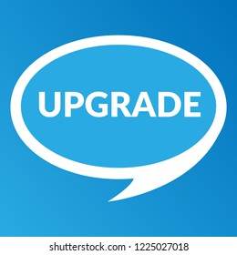 Upgrade sign,label. upgrade speech bubble. upgrade tag sign,banner