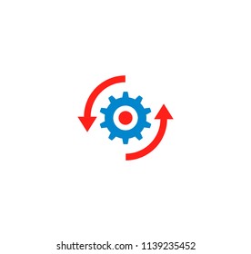 upgrade software vector icon animation element update symbol