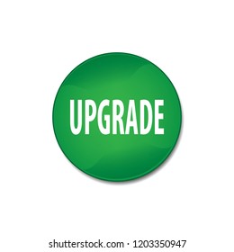 Upgrade vector button, web design element