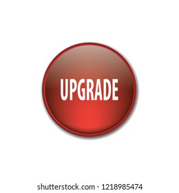 Upgrade vector button, web design element