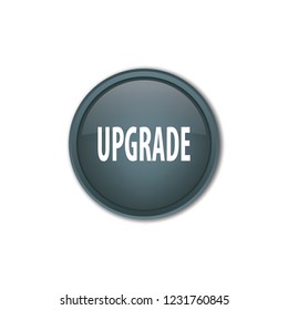 Upgrade vector button, web design element