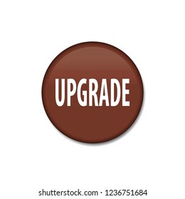 Upgrade vector button, web design element
