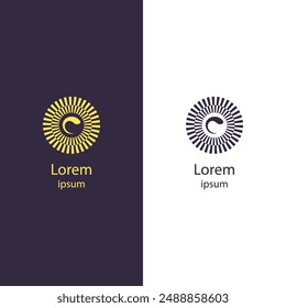 Upgrade your business identity with this stylish abstract logo. Ideal for any company, this high-quality vector design is customizable. Easily adjust the colors and add your brand name.