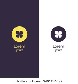 Upgrade your business identity with this modern abstract logo. Perfect for any brand, this high-quality vector lets you easily edit colors and add your name.