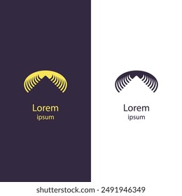 Upgrade your business identity with this modern abstract logo. Perfect for any brand, this high-quality vector lets you easily edit colors and add your name.