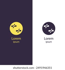 Upgrade your business identity with this modern abstract logo. Perfect for any brand, this high-quality vector lets you easily edit colors and add your name.
