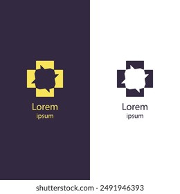 Upgrade your business identity with this modern abstract logo. Perfect for any brand, this high-quality vector lets you easily edit colors and add your name.