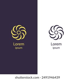 Upgrade your business identity with this modern abstract logo. Perfect for any brand, this high-quality vector lets you easily edit colors and add your name.