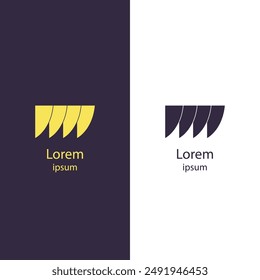 Upgrade your business identity with this modern abstract logo. Perfect for any brand, this high-quality vector lets you easily edit colors and add your name.