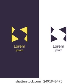 Upgrade your business identity with this modern abstract logo. Perfect for any brand, this high-quality vector lets you easily edit colors and add your name.