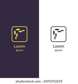 Upgrade your business identity with this modern abstract logo. Perfect for any brand, this high-quality vector lets you easily edit colors and add your name.