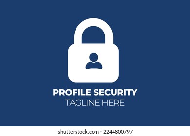 Upgrade your design projects with this vector set featuring lock and profile icons. Sleek, modern designs perfect for websites, social media, business cards, and marketing materials. Represent protect