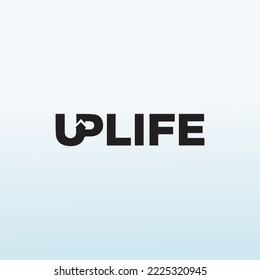 UPLIFE vector logo design idea