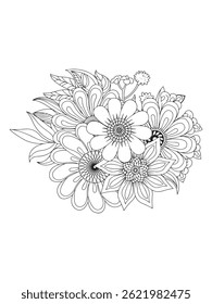 Uplifting Botanical Art Coloring Book for Spring