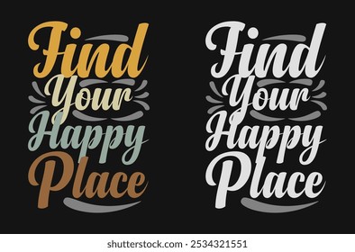 Uplifting Vector Design Find Your Happy Place for Personal Bliss