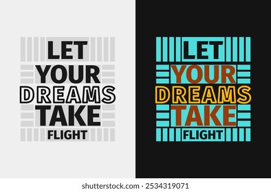 Uplifting Vector Image Let Your Dreams Take Flight for Empowering Journeys