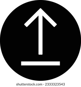upload up action arrow direction Glyph