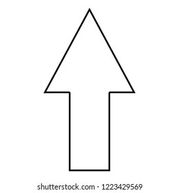 upload arrow on white background