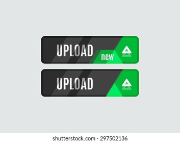 Botón de envío, diseño de interfaz de usuario de alta tecnología futurista. Sitio web, icono de aplicaciones móviles, diseño en línea, negocios, gui o ui