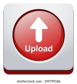 Upload Button, Upload icon and button
