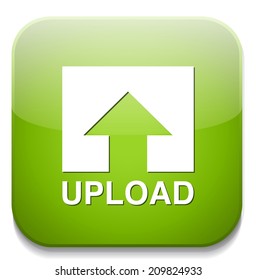 Upload Button, Upload icon and button