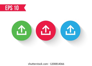 upload button icon / start button for websites / applications