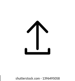 upload  button icon vector illustration