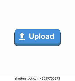 upload button ui icon sign vector