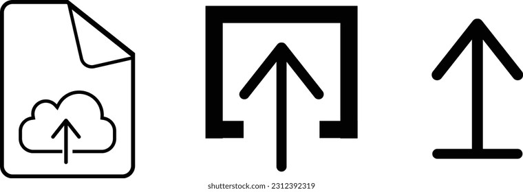 Upload to cloud flat icon vector for apps and websites
