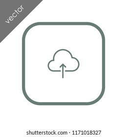 upload to the cloud icon