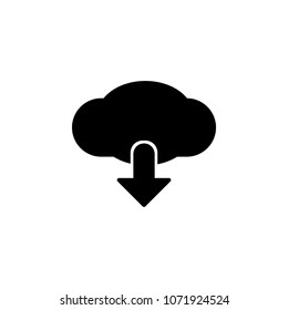 upload from the cloud icon. Element of minimalistic icon for mobile concept and web apps. Signs and symbols collection icon for websites, web design, mobile app on white background