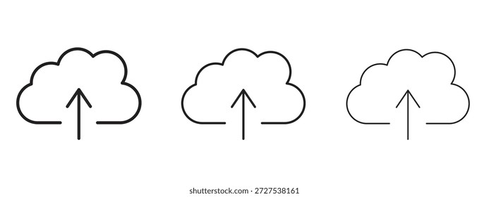 Carregar na nuvem ícone símbolo para Info Gráfico, Elementos de design e Sites