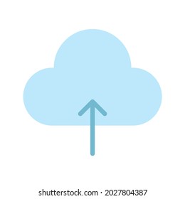 Upload to Cloud icon vector image. Can also be used for Physical Fitness. Suitable for mobile apps, web apps and print media.