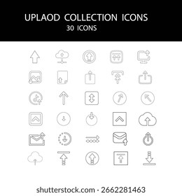 Upload collection set in outline and fill