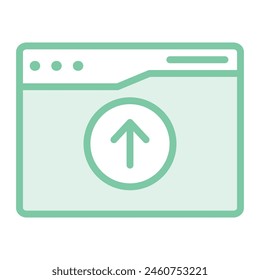 Upload data Fill inside vector icon which can easily modify or edit 